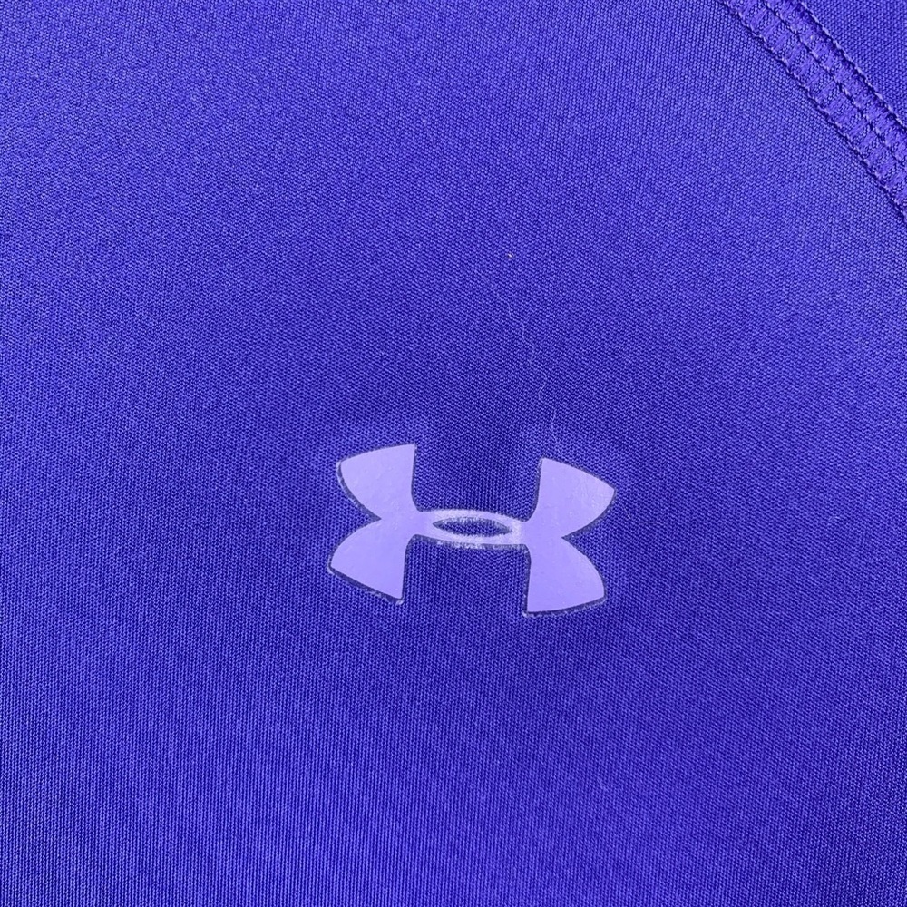 UNDER AMOUR Purple Activewear Fitted T-shirt WOMENS Large - Picture 3 of 8